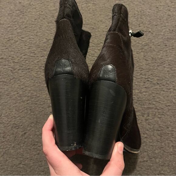 Frye Parker Calf Hair Heeled Boots - Picture 6 of 7